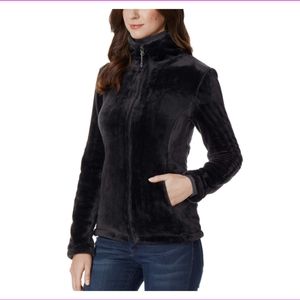 32 Degree heat soft and cozy plush velvet full zip up jacket